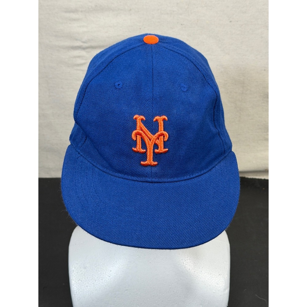 Coyote New York Mets Hat Mens OSFA Blue Nathans Famous Snapback NY Logo Baseball